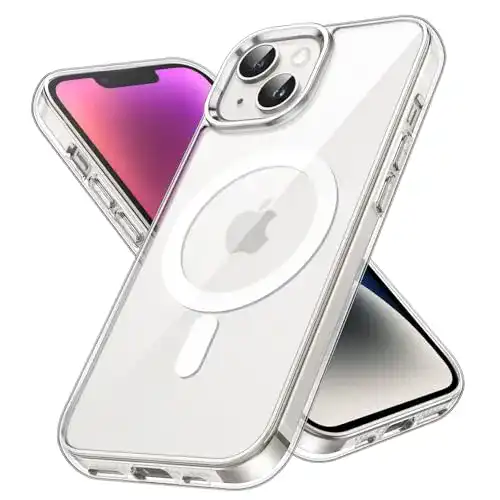 iPhone-14-Clear-Case mit MagSafe JETech Magnetisch Hülle