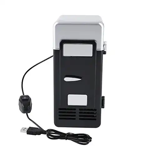 USB-Kühlschrank Fdit Mini USB Kühlschrank Schwarz