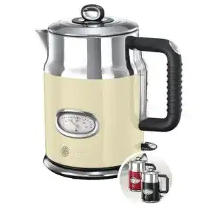 Edelstahl-Wasserkocher Russell Hobbs Wasserkocher, Retro, 1,7l