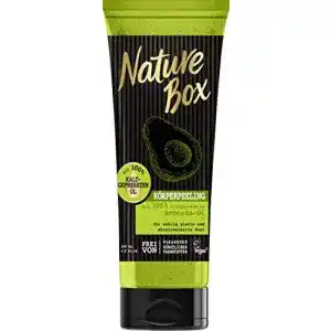 Duschpeeling Nature Box Körperpeeling Avocado, 6 x 200 ml