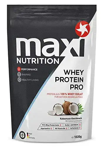 Eiweißpulver ohne Zucker MaxiNutrition Whey, Kokos, 1020 g