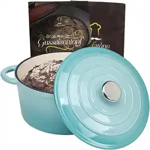 Gusseisen-Topf 24 cm Chefarone Brot backen 24 cm