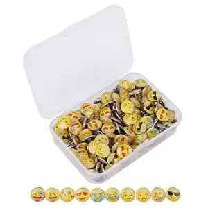 Reißzwecken ISIYINER Pins 200 Stück Dekorative Push Pins
