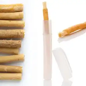Miswak ICEHOF Zahnbürste [6 + 2 Frischhalte-Dosen]