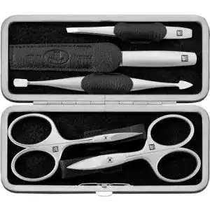 Nagelscheren-Set Zwilling TWINOX, Etui aus Yakleder, 5-teilig