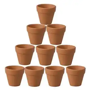 Kleine Tontöpfe OUNONA Mini Terrakotta Topf Ton Keramik