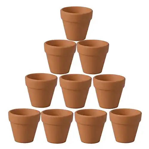 Kleine Tontöpfe OUNONA Mini Terrakotta Topf Ton Keramik