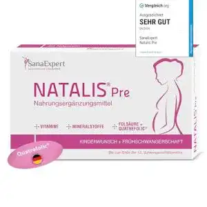 Folsäure SanaExpert Natalis Pre, Monatspackung à 30 Kapseln