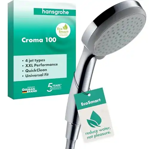 Sparduschkopf hansgrohe wassersparender Duschkopf Croma 100