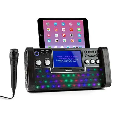 Karaoke-Anlagen auna DiscoFever LED Edition mit Bluetooth