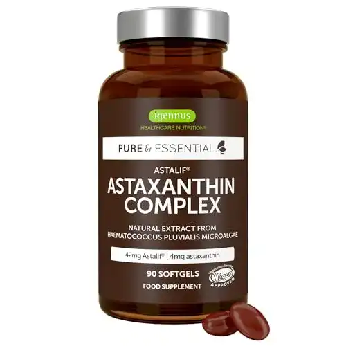 Astaxanthin Igennus Healthcare Nutrition Pure & Essential, 90 Kaps.
