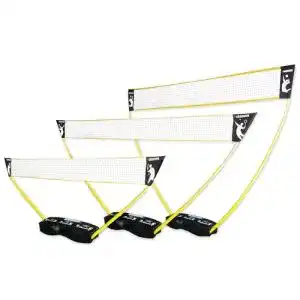 Beachvolleyballnetz HAMMER 3 in 1 Netze-Set – Mobiles Volleyball-,