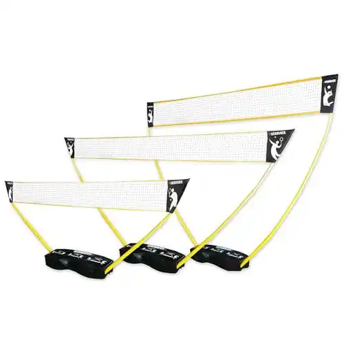 Die beste Beachvolleyballnetz HAMMER 3 in 1 Netze-Set - Mobiles Volleyball-, 2026 Test Bestseller Beachvolleyballnetz HAMMER 3 in 1 Netze-Set – Mobiles Volleyball-,