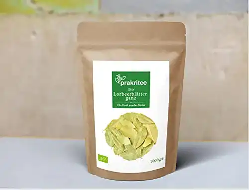 Lorbeerblätter Prakritee BIO ganz, 2 x 500g