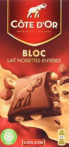 Nussschokolade Cote D’Or Brüsseler Nuss, Vollmilch, (4 x 180 g)