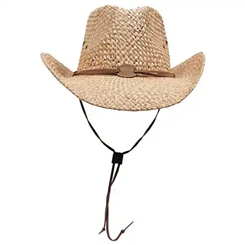 Hut MFH Stroh Fasching Cowboy Western Sonnen