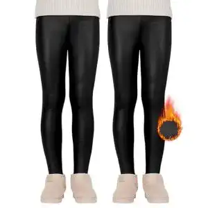 Gefütterte Leggings KEREDA Mädchen Leggings Thermo Gefüttert