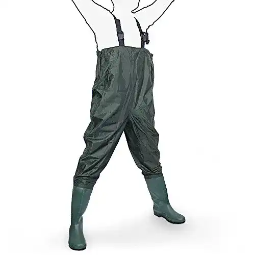 Wathose MS-Point Anglerhose Watstiefel Watt Fisch Teich Gummi PVC Nylon