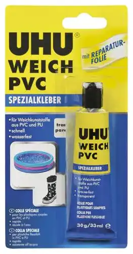 PVC-Kleber UHU 46655 Spezialkleber, weiche Kunststoffe, Tube 30 g