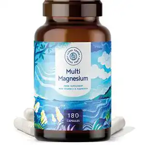 Magnesium-Tabletten Alpha Foods Multi-Magnesium 180 Kapseln