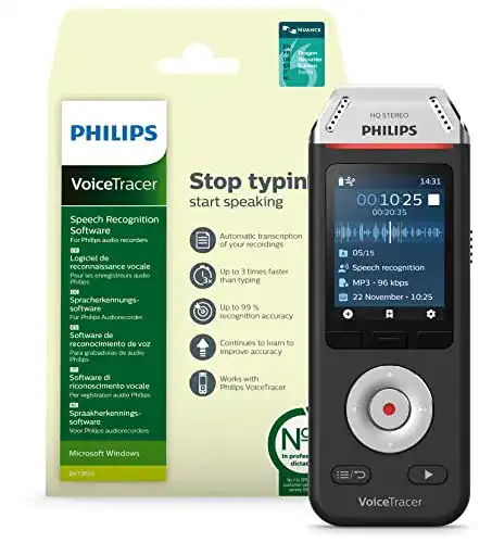 Philips-Diktiergerät Philips VoiceTracer DVT2810 Audiorecorder
