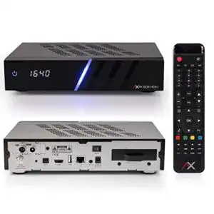Twin-SAT-Receiver AX Technology AX HD61 4K UHD E2 Linux
