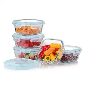 Frischhaltedosen aus Glas Amisglass Frischhaltedose Set 5 Stück