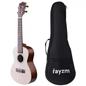 Konzert-Ukulele Rayzm Konzert Ukulele mit Tasche, Einsteiger