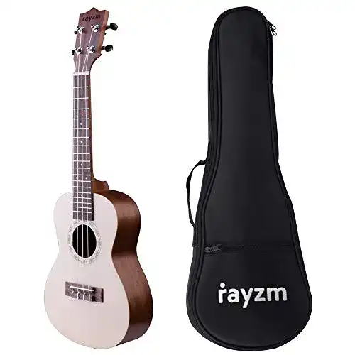 Konzert-Ukulele Rayzm Konzert Ukulele mit Tasche, Einsteiger