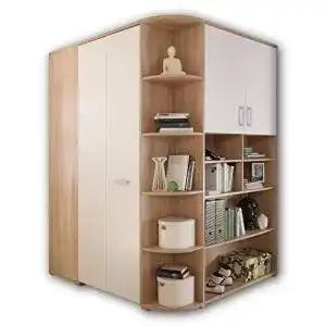 Eckschrank Stella Trading CORNER Begehbarer Eckkleiderschrank