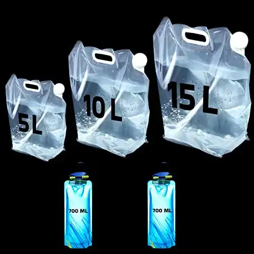 Faltkanister CHBOP 5 STK (5L+10L+15L+2 × 0.7L)