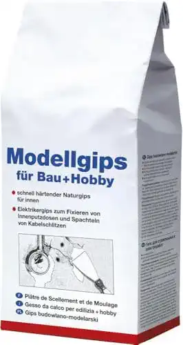 Modelliergips PUFAS Modellgips für Bau+Hobby 5,000 KG