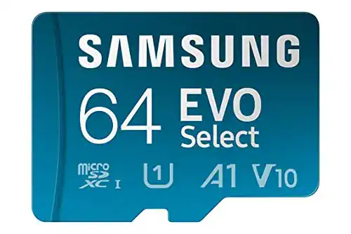 Speicherkarte mit 64 GB Samsung EVO Select microSD-Karte