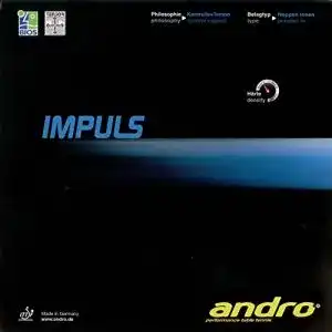 Tischtennis-Belag ANDRO Belag Impuls, schwarz, 1,5 mm
