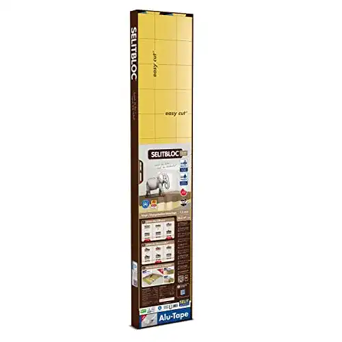 Trittschalldämmung SELITBLOC 1,5 mm GripTec – 10,2 m² + Tape