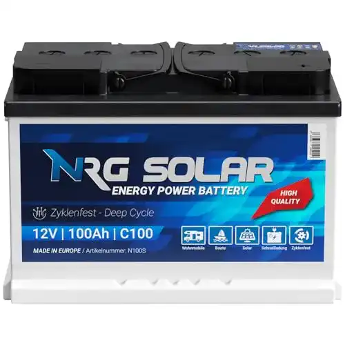 Solarbatterie NRG PREMIUM NRG SOLAR 12V 100Ah Boot