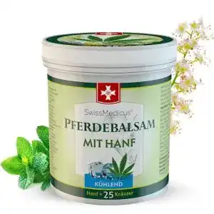Hanfsalbe SwissMedicus Pferdebalsam mit Hanf – Massage creme