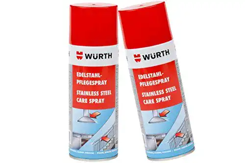 Edelstahl-Versiegelung Würth Edelstahlpflegespray 2x 400ml