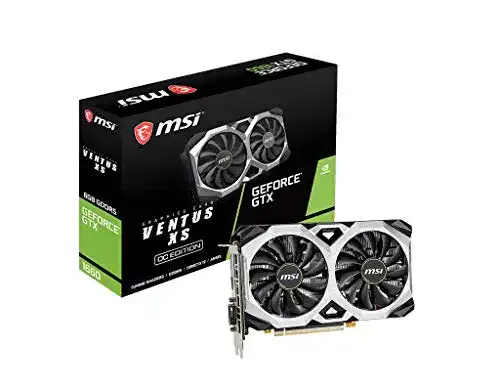 Die beste 6GB-Grafikkarten MSI GTX1660 Ventus XS 6G OC 6144MB, PCI-E 2026 Test Bestseller 6GB-Grafikkarten MSI GTX1660 Ventus XS 6G OC 6144MB, PCI-E