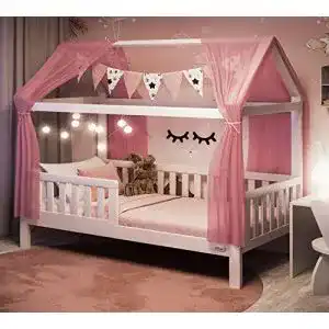 Kinderbett 90×200 Alcube Hausbett 90×200 cm vielseitig