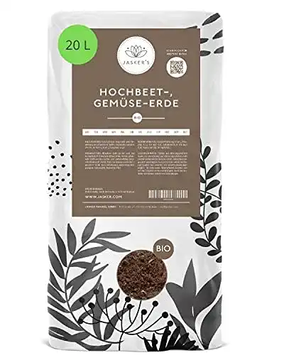 Komposterde JASKER’S Hochbeeterde 20 L, 100% torffrei