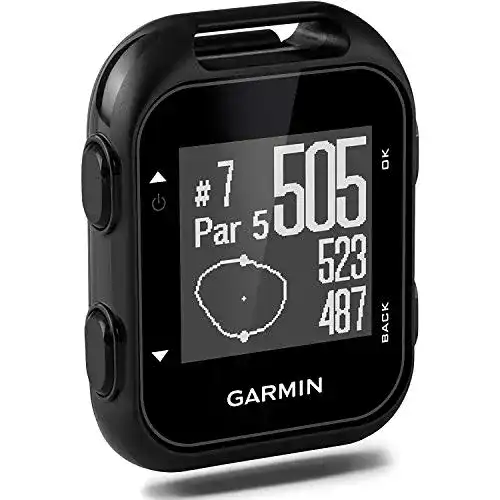 Golfuhr Garmin Approach G10 – GPS-Golfclip mit Anzeige zu Distanzen zum Grün, digitaler Scorecard