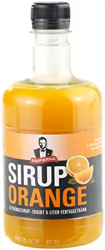 Orangensirup Sirup Royal mit Orange-Geschmack, 0,5 Liter