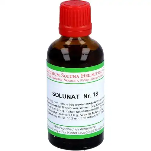 Solunat Laboratorium Soluna Heilmittel G Nr.18 Tropfen 50 ml