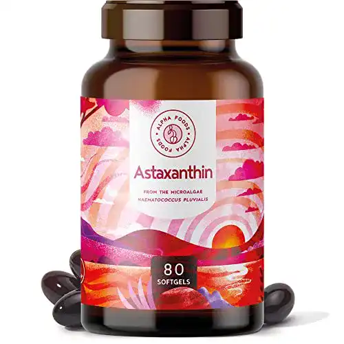 Astaxanthin 12 mg Alpha Foods ASTAXANTHIN 12mg, 80 Softgels