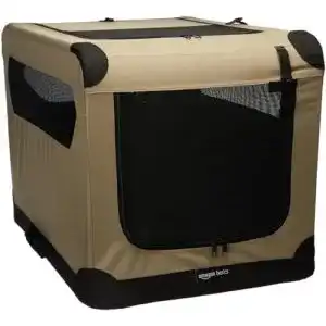 Faltbare Hundebox Amazon Basics Hundekäfig, weich, faltbar, 76 cm