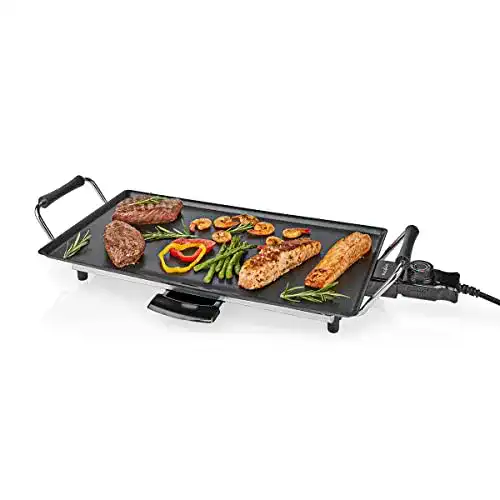 Teppanyaki-Grill NEDIS – 50 cm, 2000 W, einstellbare Temperatur