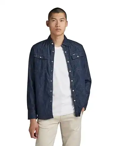 Die beste Jeanshemd Herren G-STAR RAW Unisex 3301 Slim Shirt, Blau 2026 Test Bestseller Jeanshemd Herren G-STAR RAW Unisex 3301 Slim Shirt, Blau