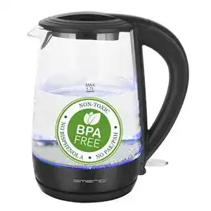 Emerio-Wasserkocher Emerio Glas Wasserkocher 1.7L Volumen