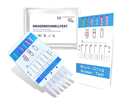 Drogentest 7 Zepter 2x Multi, Bestimmung von 6 Drogenarten